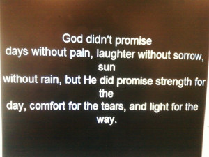 Because with faith, anything is possible