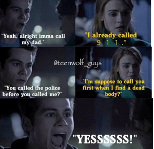 Teenwolf 3, Stiles And Lydia, Teen Wolf Funny Quotes, Lydia Teen Wolf ...