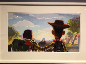 took this photo outside when we left: