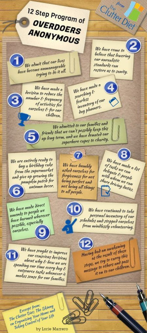 12 Step Program of Overdoers Anonymous.