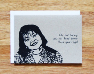 Roseanne Quote Greeting Card