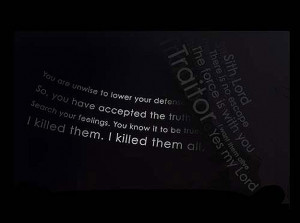 Star Wars Typography Darth Vader