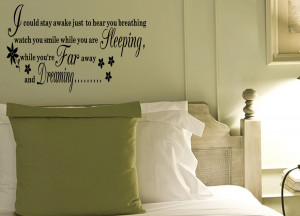 ... Breathing, Extra Large, Large Wall Sticker, Quote, Bedroom Decal Art
