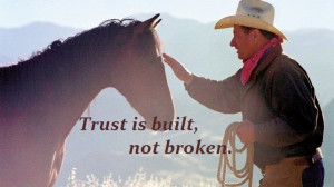 Training horses. Quote.