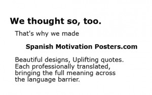 Spanish Motivation Posters