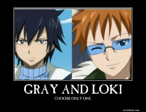 Tags: Anime, FAIRY TAIL, Loki (FAIRY TAIL), Gray Fullbuster, Celestial ...