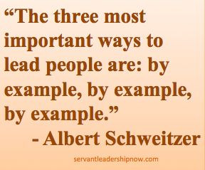 Servant Leadership Now - Albert Schweitzer