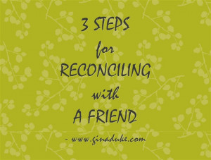 God Can Reconcile Friends – Praise Him!