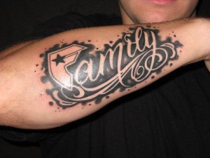 Mens Arm Quote #Tattoo 