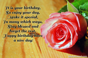 stay blessed forever it is your birthday so enjoy your day make it ...