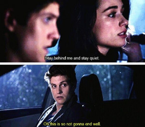 Teen Wolf love how she told the wolf to stay behind her lol