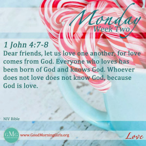 ... . God's love is unconditional, unending, selfless, and sacrificial
