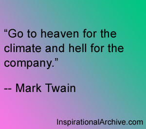 Go to heaven, Quotes