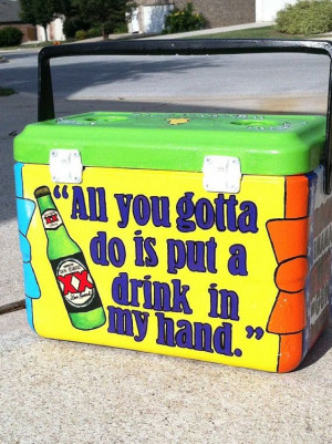 Custom 48 QT Hand Painted Cooler by SweetHomeSouthern on Etsy, $219.99