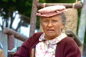 Description: Cloris Leachman as Granny Clampett insults her goofy ...