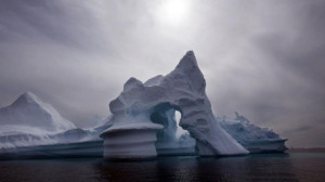 Shown here is an iceberg off Ammassalik Island in Eastern Greenland ...