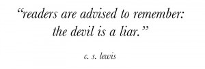 Quote - devil is a liar