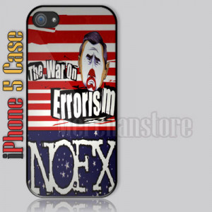 NOFX Punk Rock Band The War on Errorisem Custom iPhone 5 Case Cover ...
