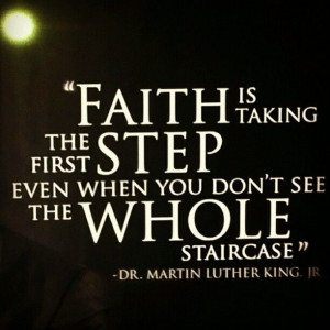 faith - Martin Luther King quote rebeccaminkoff.com