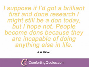 Quotes By A. N. Wilson