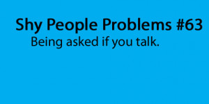 people problems shy shy people problems