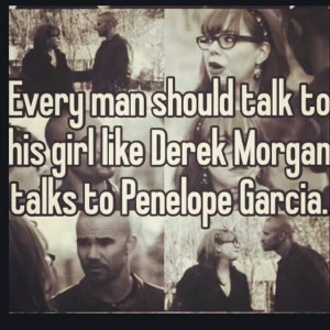 Morgan talks to Penelope Garcia. Criminal Minds: Criminalmind, Quotes ...
