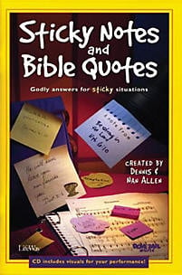 Sticky Notes and Bible Quotes - Bulletins