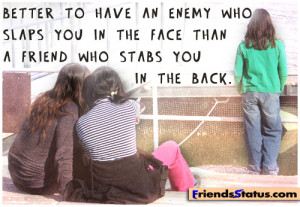 Friends Stab You in the Back Quotes