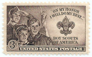 Boy Scouts stamp