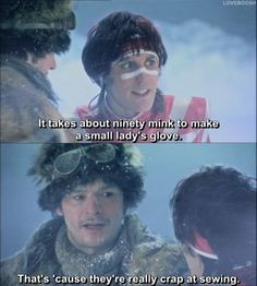 Per the Mighty Boosh, mink are crap at sewing