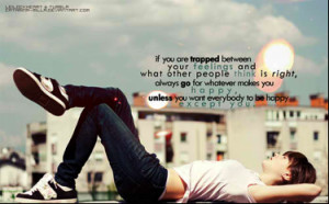 ... makes you happy, unless you want everybody to be happy except you