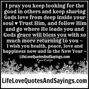Gods love from deep inside your soul ♥ Trust Him, and follow Him ...