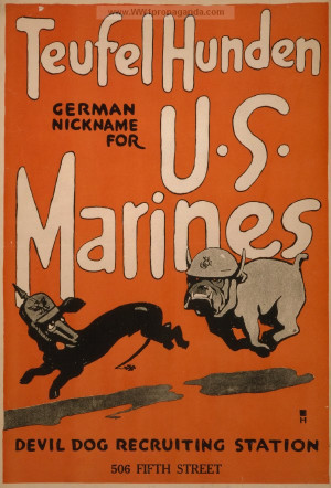 ... for U.S. Marines Devil dog recruiting station, 506 Fifth Street
