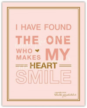 Quotables by Blush Printables: Smiling Heart - By Heart Love Weddings