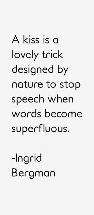 Ingrid Bergman Quotes amp Sayings