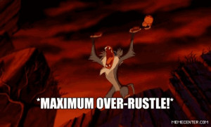 Rafiki Has Had His Jimmies Rustled