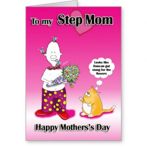 Step Mom Mothers day card