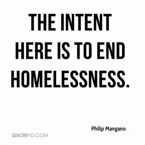 Ending Homelessness Quote