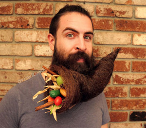 Cornucopia beard style, perfect for gatherings and simple occasions.