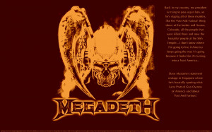 Megadeth rocks quotes music thrash guns art