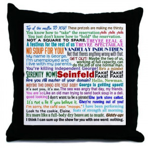 CafePress Seinfeld Quotes Throw Pillow
