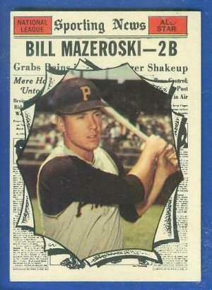 1961 Topps #571 Bill Mazeroski All-Star SCARCE HIGH #.[#a] (Pirates ...