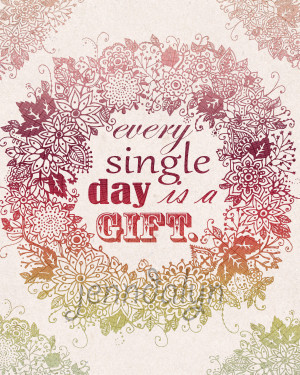 Inspirational Quotes Floral Art Colorful Decorating Ideas Typography ...