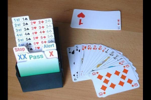 Contract bridge card game
