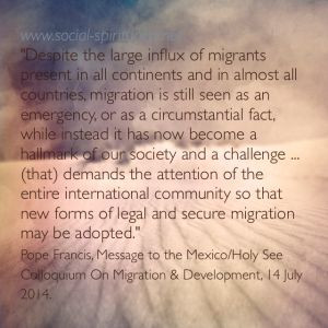 Pope Francis calls for a new legal framework to make migration secure ...