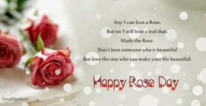 day 6 short rose day status 2015 for whatsapp facebook