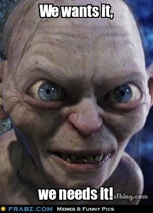 Smeagol, how can you not love the smeagols