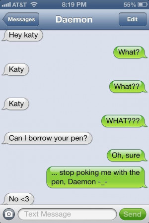 Can I borrow your pen?