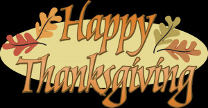 happy thanksgiving logo