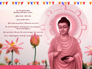 Happy Buddha Purnima HD Wallpapers and Images Mahatma Buddha ji+quote